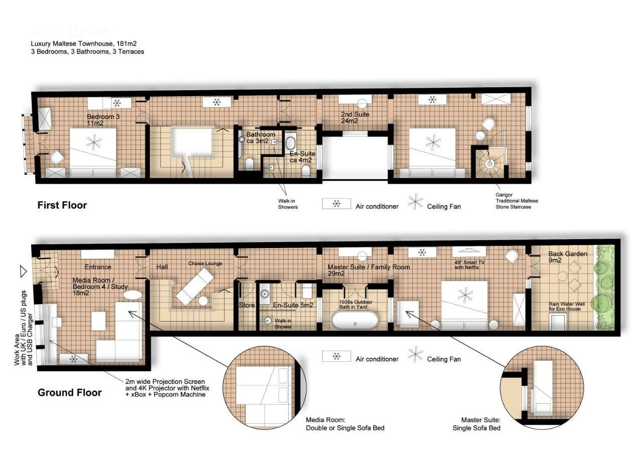 Amazing Art Deco Villa 150M To Sea With Daily Housekeeping Sliema Eksteriør bilde
